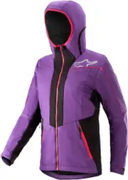 Alpinestars Stella Denali 2 Ladies Bicycle Jacket, black-purple, Size L for Women Black Purple