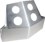 Speed Merchant Brushed Aluminum Skid Plate 1982-2000 Harley FXR SM-FXSP-R