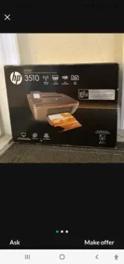 HP Deskjet 3510 All-In-One Inkjet Printer Wireless Print/Copy/Scan BRAND NEW