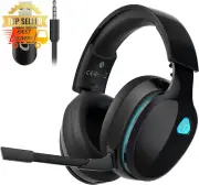 Wireless Gaming Headset 2.4GHz USB Bluetooth 5.2 PS5 PS4 PC Switch Xbox