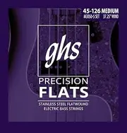 GHS M30505 Stainless Steel Bass Precision Flats String (5 Pieces Set) (45-126)