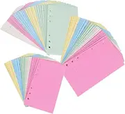 SECFOU Refill Binder Paper for Loose Leaf Notebook Notebook Insert Paper 6 Hole