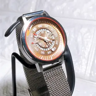 MOMENT/FM-8116L 雙層摩卡色造型女錶