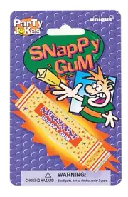 Snappy Gum Joke Favor Filler Party Filler Joke Gum Trick Gum