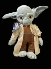 16" Star Wars 2011 Yoda Stuffed Plush Backpack New With Original Tag!