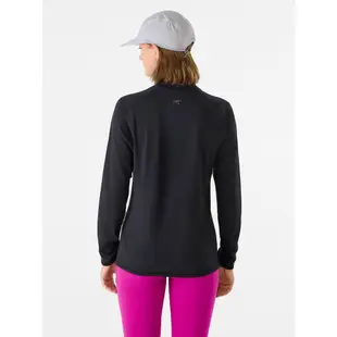 【ArcTeryx 始祖鳥】女 Motus 長袖圓領衫 空氣灰 黑II 琥珀黃 長袖上衣 圓領吸濕排汗衣 30101