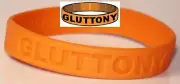 Gluttony Wristband Seven Deadly Sins Junk Food Drink Extravagance Waste TW001
