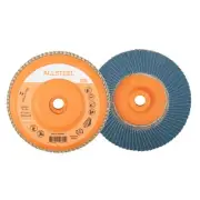 Walter 06W512 5x5/8-11 ALLSTEEL Flap Disc Spin-On Eco-Trim 120 Gr Type 27S 10 pk