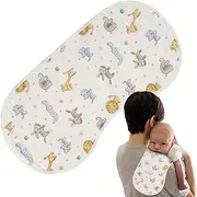 Yjkedfh Burp Cloths - Cute Cartoon Baby Burp Bibs Cotton | Washable Spit Up Dribble Towels Soft Absorbent Cloth Rags for Baby Toddler Boys Girls