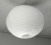 ALZO LED China ball overhead light 26 ft switched cord - Single