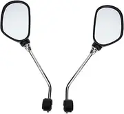 Totority 1 Pair Wear Resistant Bike Mirrors Convenient Rearview Mirrors for Outdoor Bicycles Easy to Install with Wide Field of View Suitable for Mountain Bikes
