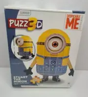 91 Pcs STUART THE MINION Dispicable Me PUZZLE PUZZ3D New Sealed