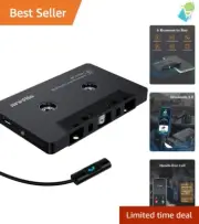Hands-Free Bluetooth 5.0 Cassette Adapter for Seamless Car Music Enjoyment