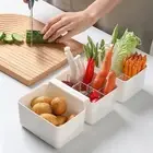 Fridge Organizer Flexible Fixing Food Storage Refrigerator Side Door Scallion