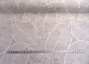 Fabricut Contract Pelion Natural Palm Leaf Chenille Fabric