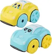 Cabilock 2pcs Clockwork Toy Car Bathing Water Toy Educational Toy Bath Swimming Toy Miniature Toy Car Floating Bath Car Toy Toys Creative Bath Playthings Wind up Truck Take a Bath
