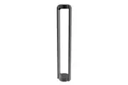 SEKER Garden Bollard Light 13W Rectangular Dark Grey 3000K IP65 H800mm 530LM