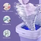 Portable Folding Washing Machine For Clothes Socks Underwear Mini Electric New