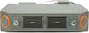 Air Conditioning Evaporator Assembly, 3 Stage Temperature Control Universal Evaporator Compressor Under Dash Air Conditioner for Camping Trucks (12V)