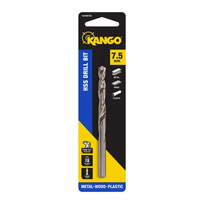 Kango 7.5mm HSS Drill Bit , Suitable for drilling into metal, timber and plastic