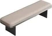 Bed End Bench Stainless Steel Footstool Household Sofa Bedside Stool Dining Chair Light Luxury High-Grade Shoeshine Bench Long Bench Bedroom Bench(100 * 40 * 40cm)