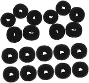 FONDOTIN 24Pcs Donut Bun Maker All Hair Types Lightweight and Portable Hair Styling Tools for Easy Braiding and Bun Hairstyles for Women