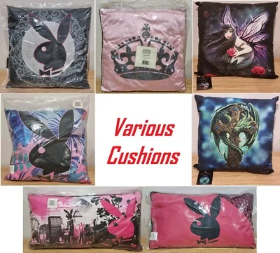 Various Cushions - Playboy, Anne Stokes, Keep Calm, Fast & Furious, Blue Eyes