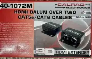 Calrad 40-1072M 3D HDMI Over Dual CAT5e/6 Extender