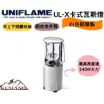 【全面清倉便宜賣撿便宜】【優惠直接折下單免領劵/公司貨】日本UNIFLAME UL-X卡式瓦斯燈 白色限定版 野營燈