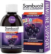 Sambucol Black Elderberry Syrup for Kids, 7.8 Ounce Bottle
