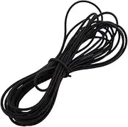 Yosoo 5mm 10mm Black Strong Elastic Bungee Rope Shock Cord Tie Down for Replacement, Repair & Outdoors, 5mm10M(Negro)