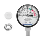 Black Steel Pressure Cooker Gauge, Pressure Canner Gauge, Steam Pressure Gaug...