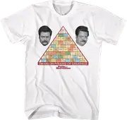Swanson Pyramid of Greatness Parks and Recreation T-Shirt