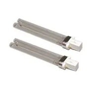 2 Pcs 7W UV UVC G23 Base Lamp Bulb for Tetra Pond Filter