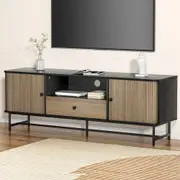 Two Tone Modern Style Entertainment Unit TV Cabinet 150CM