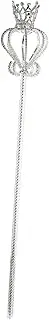 CLISPEED 1Pc Crown Wand Fairy Stick for Parties Decorative Walking Cane for Halloween Weddings Birthdays Cosplay Material Fun for Adults