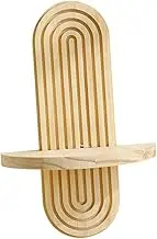 Boho Hanging Shelf Decorative Easy to Install Bohemian Wall Mount Floating Shelf for Living Rooms Playroom Bedroom Birthdays, 19.8cmx30cm