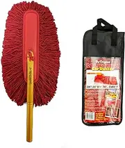 California Car Duster 62442 Standard Car Duster with Wooden Handle,Red