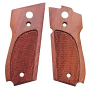 SMITH WESSON WOOD GRIPS FOR S&W MODEL 39 52 439 539 639 CHECKERED NICE #RANDOM 2