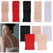 Bra Extender Hooks Elastic Extension Bra Strap Strapless Underwear 3 Row