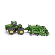 Siku 1:87 Scale John Deere 9630 Tractor With Amazone Centaur Diecast Model Toy Green