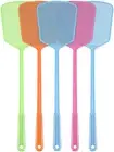 Fly Swatter, 5 Pack Plastic Fly Swat Insect Wasp Pest Control with Long Stron...