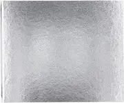 Letts Of London Ladydate Quarto Landscape Plain Guest Book, Silver
