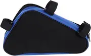 Gogogmee Bike Frame Bag Triangle Saddle Pouch for Cycling Easy Installation Secure Mounting Suitable for Bike Frames Blue