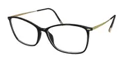 Silhouette Illusion Lite 1598 9030 Women’s Glasses Black Size 53 - Private Health Rebate - Blue Light Block Available