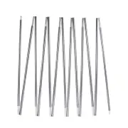 Tent Poles Grey Tent Poles Replacement Pre-Assembled Aluminum Tent Poles 16ft...