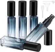 Perfume Atomiser Glass, 5Pcs Travel Perfume Refillable Bottle 10Ml, Perfume Empt
