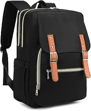 [Mimfutu] Laptop Backpack for Women Girls School Work Business Travel Computer Backpacks College Bookbag Fit 15.6 Inch Notebook