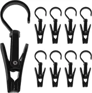 20 PCS Laundry Hooks, Plastic Clothes Pins, Super Strong Hanger Clips, Swivel Ho