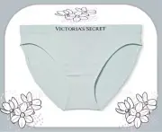 XXL Soft Dove Grey Gray Foggy Cloud LOGO Seamless Victorias Secret Bikini Panty